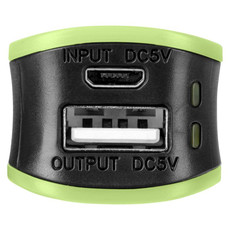 Powerbank 2000mAh Edge - colore Verde Lime/Nero