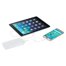 Powerbank con doppia uscita - colore Bianco