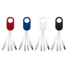 Cavo di ricarica USB 4 in 1 con tipo-C  - colore Bianco