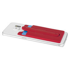 Supporto per smartphone porta carte di credito - colore Rosso