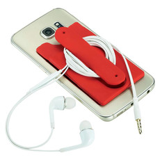Supporto per smartphone porta carte di credito - colore Rosso