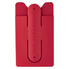 Supporto per smartphone porta carte di credito - colore Rosso