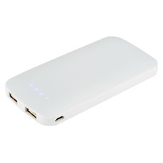 Powerbank con doppia uscita - colore Bianco