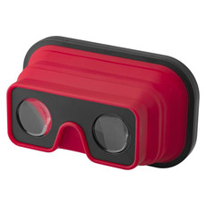 Visore realtà virtuale pieghevole in silicone - colore Rosso