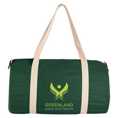 Borsone in cotone con manici lunghi - colore Verde