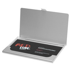 Porta biglietti da visita alluminio  - colore Argento