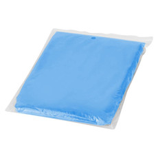 Poncho monouso con pouch - colore Blu Royal