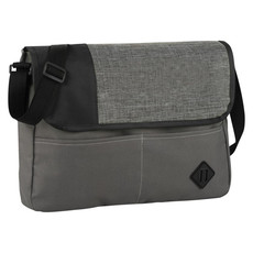Borsa porta documenti con tracolla - colore Grigio/Nero