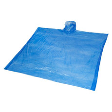 Poncho monouso con pouch - colore Blu Royal