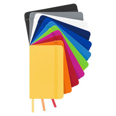 Notebook A6 con 96 fogli a righe - colore Nero