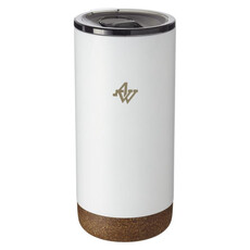 Bicchiere in rame 500ml con sottovuoto - colore Bianco