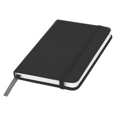 Notebook A6 con 96 fogli a righe - colore Nero