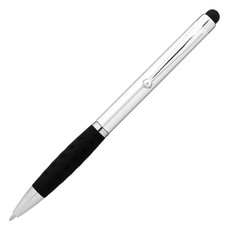 Penna a sfera touchscreen Ziggy - colore Argento/Nero