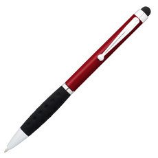 Penna a sfera touchscreen Ziggy - colore Rosso/Nero