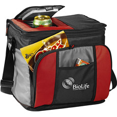 Borsa termica 24 lattine - colore Rosso/Nero