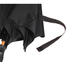 Ombrello automatico 23'' con asta colorata - colore Nero/Arancio
