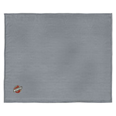 Coperta in sherpa 180gr personalizzabile - colore Grigio/Bianco