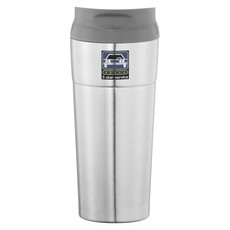 Bicchiere termico con tappo a pressione - colore Argento