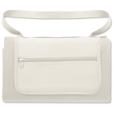 Coperta da picnic felpata colore beige