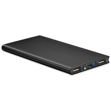 Power Bank in alluminio 8000 mAh colore nero MO8839-03