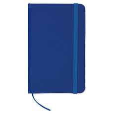 Quaderno 96 fogli neutri con cover soft in PU colore blu