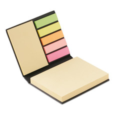 Set memo pad di varie dimensioni e colori colore nero IT3233-03