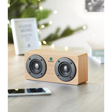 Speaker Bluetooth 2x3W 400 mAh colore legno