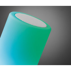 Speaker con luce da tavolo multifunzione colore bianco
