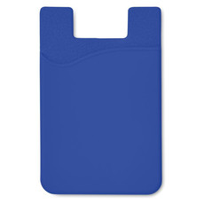 Porta carte di credito adesivo da smartphone colore blu royal MO8736-37
