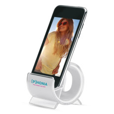 Portacellulare o MP3 in plastica colore bianco