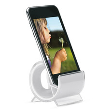 Portacellulare o MP3 in plastica colore bianco