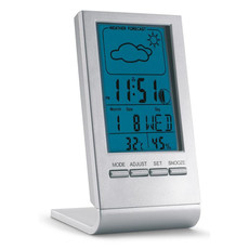 Stazione meteorologica con display LCD colore argento KC6460-14