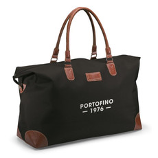 Ampia borsa da viaggio con doppia zip colore nero