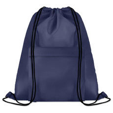 Ampia sacca con chiusura a zip colore blu MO9177-04