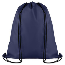 Ampia sacca con chiusura a zip colore blu