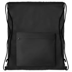 Ampia sacca con chiusura a zip colore nero