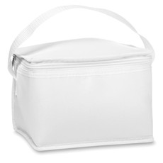 Borsa frigo per 6 lattine esterno in TNT colore bianco MO8438-06