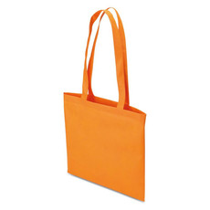 Borsa shopping in TNT colore arancio