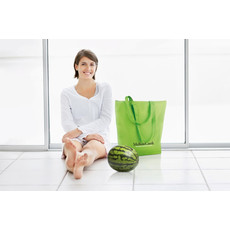 Borsa termica con interno in alluminio colore lime