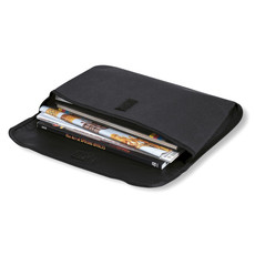 Portadocumenti con chiusura a strappo colore nero