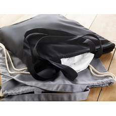 Sacca in canvas colorato con coulisse colore nero