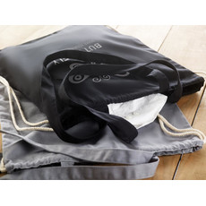 Sacca in canvas colorato con coulisse colore nero