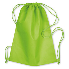 Sacca leggera in TNT con chiusura coulisse colore lime MO8031-48