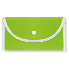 Shopper richiudibile con chiusura inplastica colore lime IT2547-48
