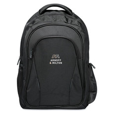 Zaino porta laptop 15 pollici con vari comparti colore nero