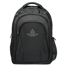 Zaino porta laptop 15 pollici con vari comparti colore nero