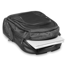 Zaino porta laptop 15 pollici con vari comparti colore nero