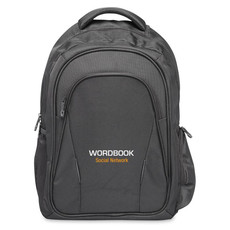 Zaino porta laptop 15 pollici con vari comparti colore nero