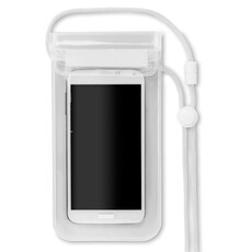 Cover per cellulare waterproof colore bianco trasparente