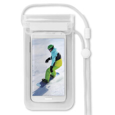 Cover per cellulare waterproof colore bianco trasparente